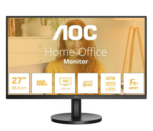 AOC 27''  27B3CA2  Czarny - 1228910 - zdjęcie